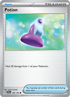 Common Pokémon card Potion 188/198 from Scarlet & Violet expansion