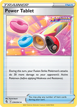 Power Tablet 236/264 Pokémon card from Fusion Strike for sale at best price