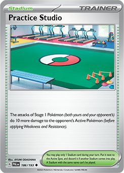 Practice Studio 186/193 Pokémon card from Paldea Evolved for sale at best price