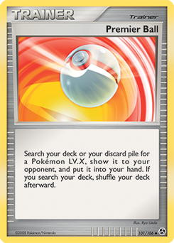 Uncommon Pokémon card Premier Ball 101/106 from Great Encounters expansion