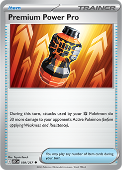 Uncommon Pokémon card Premium Power Pro 199/217 from Ascended Heroes expansion