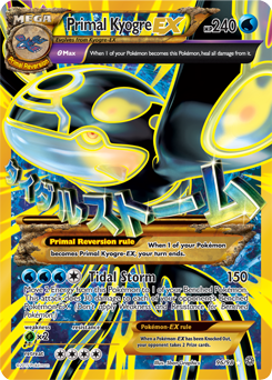 Primal Kyogre EX 96/98 Pokémon card from Ancient Origins for sale at best price