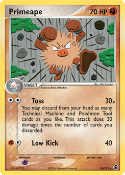 Primeape 28/112 Pokémon card from Ex Fire Red Leaf Green for sale at best price
