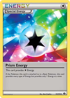 Uncommon Pokémon card Prism Energy 93/99 from Next Destinies expansion