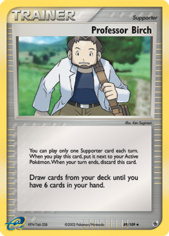 Professor Birch 89/109 Pokémon card from Ex Ruby & Sapphire for sale at best price