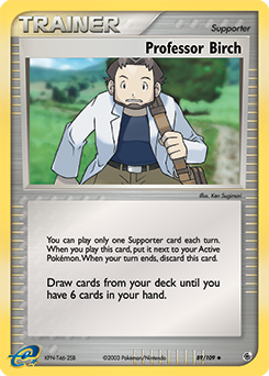 Carte Pokémon Prof. Seko 89/109 de la série Ex Rubis & Saphir en vente au meilleur prix