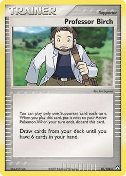 Professor Birch 80/108 Pokémon card from Ex Power Keepers for sale at best price