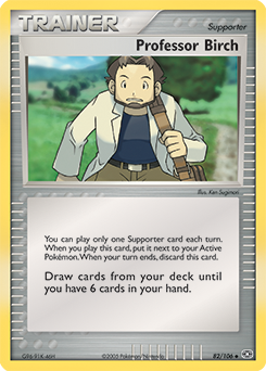 Professor Birch 82/106 Pokémon card from Ex Emerald for sale at best price