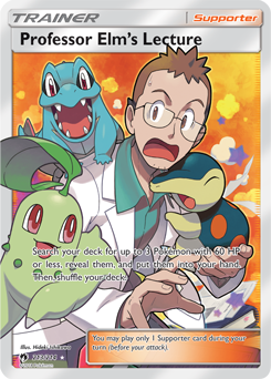 Professor Elm's Lecture 213/214 Pokémon card from Lost Thunder for sale at best price