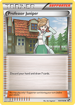 Professor Juniper 101/114 Pokémon card from Black & White for sale at best price