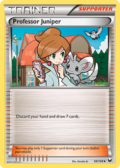 Professor Juniper 98/108 Pokémon card from Dark Explorers for sale at best price