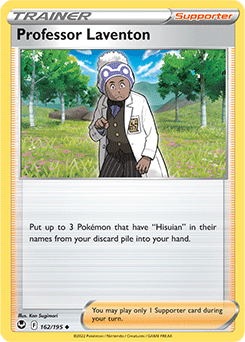 Professor Laventon 162/195 Pokémon card from Silver Tempest for sale at best price