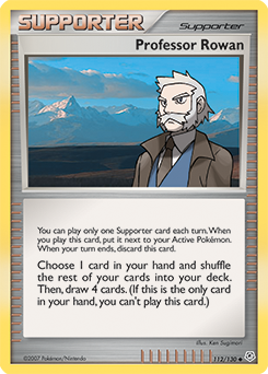 Professor Rowan 112/130 Pokémon card from Diamond & Pearl for sale at best price