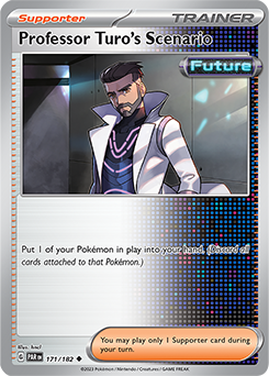 Professor Turo's Scenario 171/182 Pokémon card from Paradox Rift for sale at best price