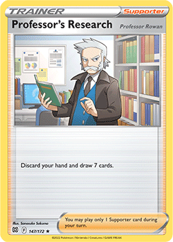 Professor's Research 147/172 Pokémon card from Brilliant Stars for sale at best price