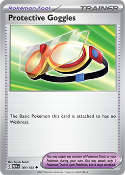 Protective Goggles 164/165 Pokémon card from 151 for sale at best price