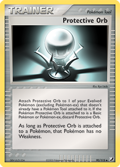 Carte Pokémon Sphère Protectrice 90/115 de la série Ex Forces Cachées en vente au meilleur prix