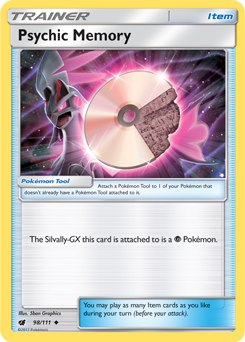 Psychic Memory 98/111 Pokémon card from Crimson Invasion for sale at best price