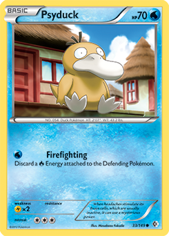 Psyduck 33/149 Pokémon card from Boundaries Crossed for sale at best price