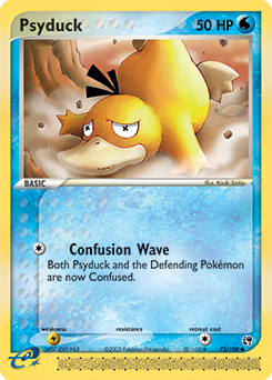 Carte Pokémon Psykokwak 73/100 de la série Ex Tempête de Sable en vente au meilleur prix