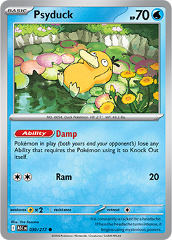Psyduck 39/217 Pokémon card from Ascended Heroes for sale at best price