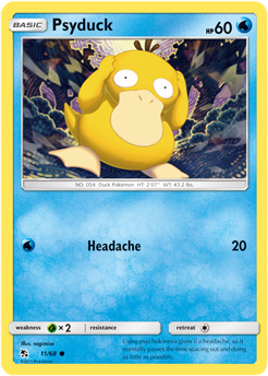 Psyduck 11/68 Pokémon card from Hidden Fates for sale at best price