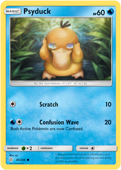 Psyduck 40/236 Pokémon card from Cosmic Eclipse for sale at best price