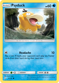 Psyduck 26/181 Pokémon card from Team Up for sale at best price