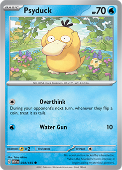 Psyduck 54/165 Pokémon card from 151 for sale at best price