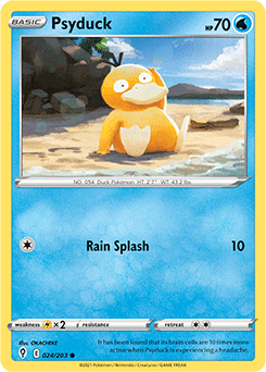 Psyduck 24/203 Pokémon card from Evolving Skies for sale at best price