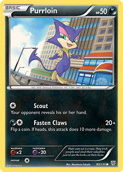 Purrloin 83/135 Pokémon card from Plasma Storm for sale at best price