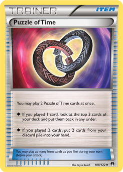 Puzzle of Time 109/122 Pokémon card from Breakpoint for sale at best price