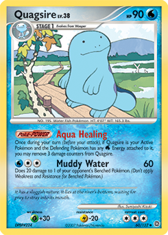Quagsire 60/132 Pokémon card from Secret Wonders for sale at best price