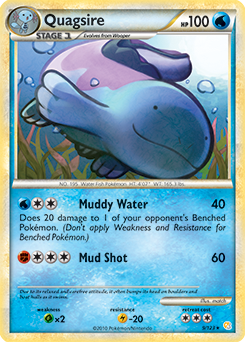 Quagsire 9/123 Pokémon card from HeartGold SoulSilver for sale at best price