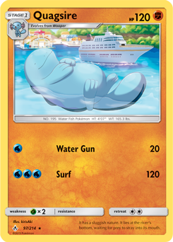 Quagsire 97/214 Pokémon card from Unbroken Bonds for sale at best price