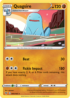 Quagsire 084/185 Pokémon card from Vivid Voltage for sale at best price