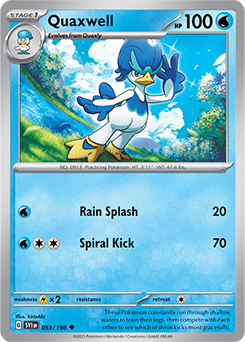 Quaxwell 053/198 Pokémon card from Scarlet & Violet for sale at best price