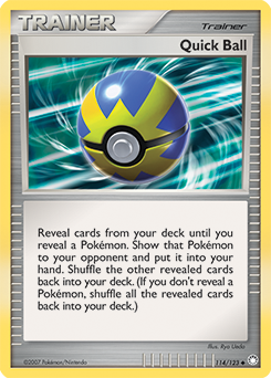 Quick Ball 114/123 Pokémon card from Mysterious Treasures for sale at best price