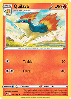 Quilava 024/189 Pokémon card from Astral Radiance for sale at best price