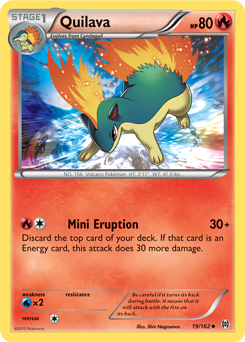 Quilava 19/162 Pokémon card from Breakthrough for sale at best price