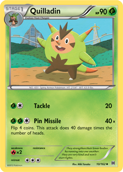 Quilladin 10/162 Pokémon card from Breakthrough for sale at best price