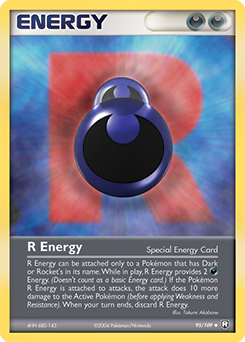 Carte Pokémon R Energy 95/109 de la série Ex Team Rocket Returns en vente au meilleur prix