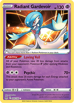 Radiant Gardevoir 069/196 Pokémon card from Lost Origin for sale at best price