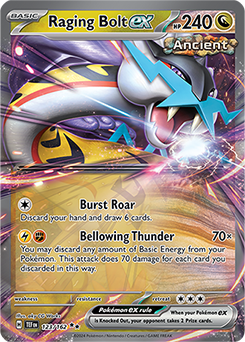 Raging Bolt ex 123/162 Pokémon card from Temporal Forces for sale at best price
