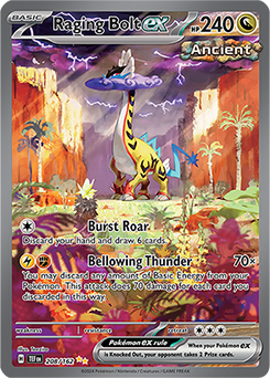 Raging Bolt ex 208/162 Pokémon card from Temporal Forces for sale at best price