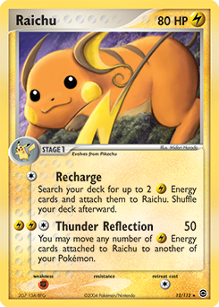 Raichu 12/112 Pokémon card from Ex Fire Red Leaf Green for sale at best price