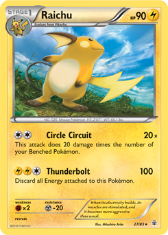 Raichu 27/83 Pokémon card from Generations for sale at best price