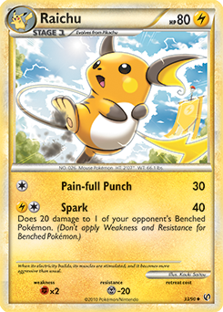 Raichu 33/90 Pokémon card from Undaunted for sale at best price