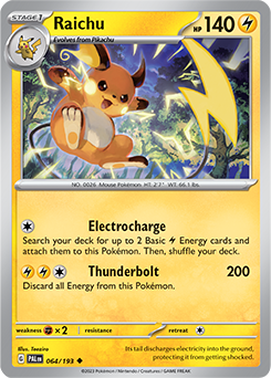 Raichu 064/193 Pokémon card from Paldea Evolved for sale at best price