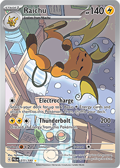 Raichu 211/193 Pokémon card from Paldea Evolved for sale at best price
